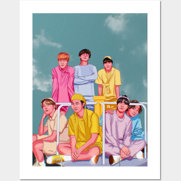 BTS Artwork Wall Art by weekendillustrator